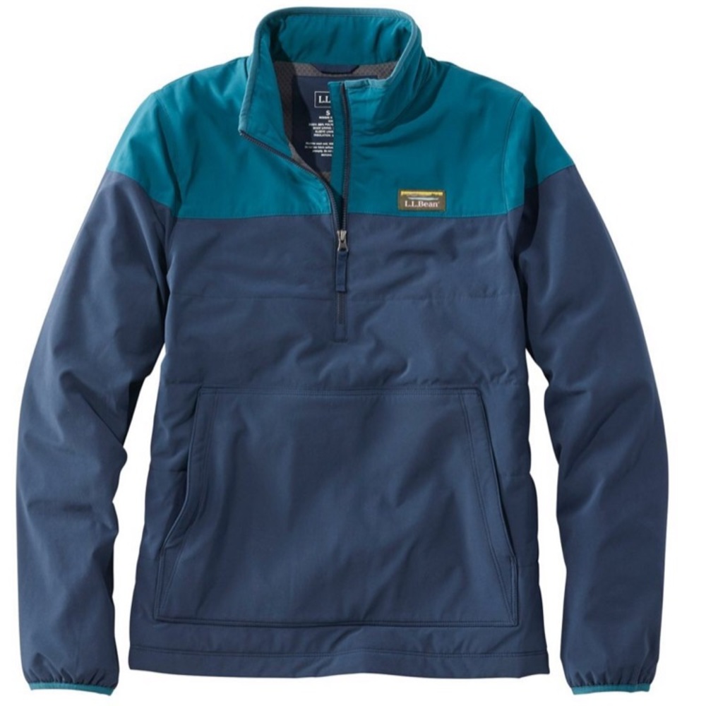 L.L. Bean Insulated Stretch pull over jacket
